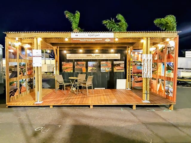 Caillebotis en bois Pergola à La Réunion