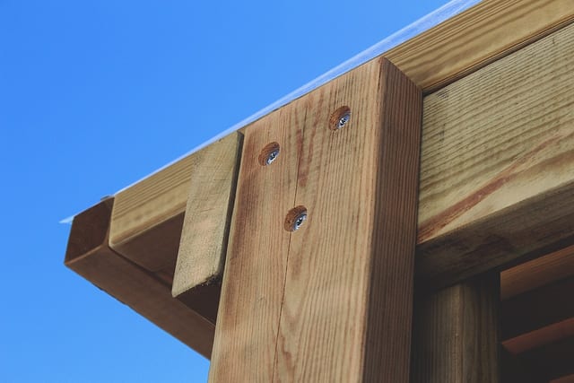 Caillebotis en bois Pergola à La Réunion